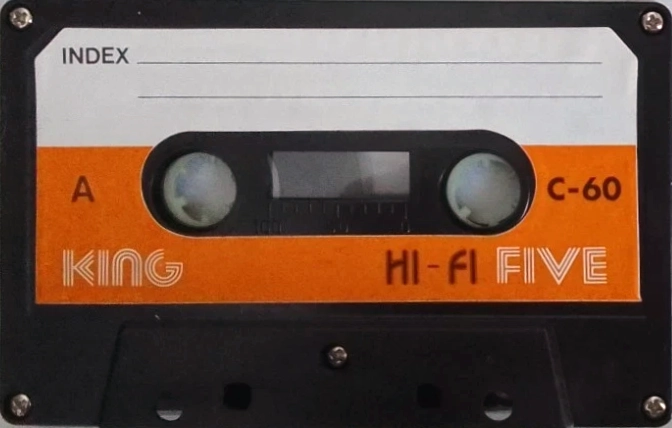 Compact Cassette King HI-FI Five 60 Type I Normal Europe