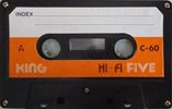 Compact Cassette King HI-FI Five 60 Type I Normal Europe