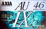 Compact Cassette AXIA AU-Ix 46 "AU1X A 46" Type I Normal 1992 Japan