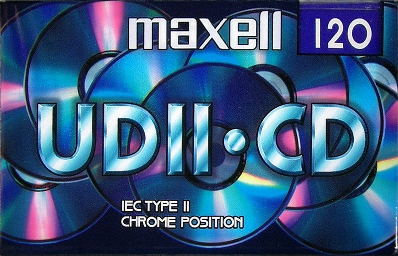 Compact Cassette Maxell UDII-CD 120 Type II Chrome 1998 Europe