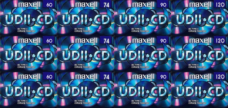 Compact Cassette: Maxell / Hitachi Maxell - UDII-CD 120