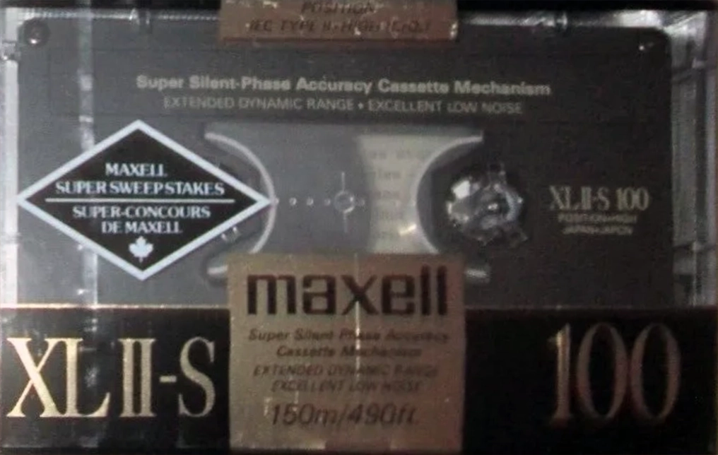 Compact Cassette Maxell XLII-S 100 Type II Chrome 1988 North America
