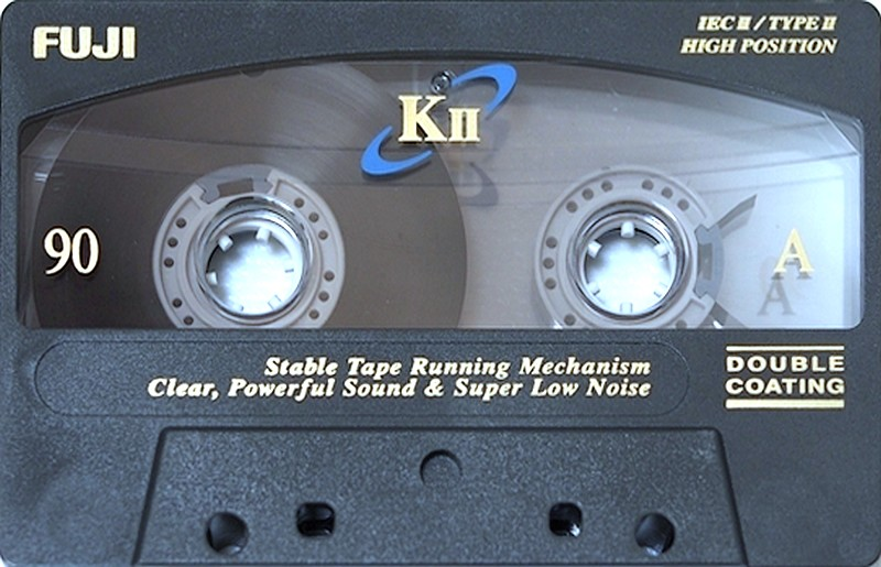 Compact Cassette Fuji K2 90 "KII" Type II Chrome 1998 Europe