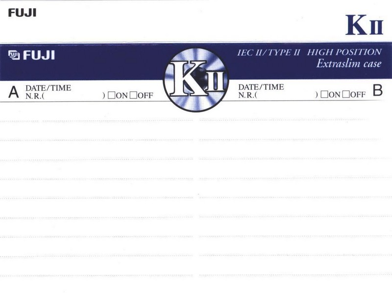 Compact Cassette: FUJI Fuji - KII 90
