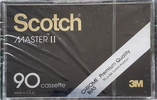 Compact Cassette Scotch Master II 90 Type II Chrome 1982 USA