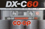 Compact Cassette CO-OP DX 60 Type I Normal 1986 Japan