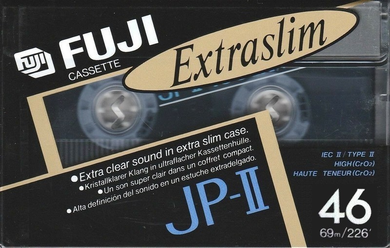 Compact Cassette Fuji JP-II 46 Type II Chrome 1990 Europe