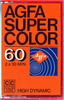 Compact Cassette AGFA SUPER COLOR 60 Type I Normal 1975 Europe