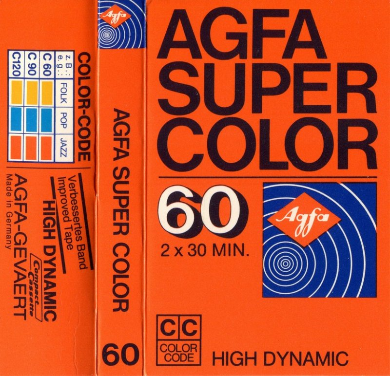 Compact Cassette: AGFA  - SUPER COLOR 60