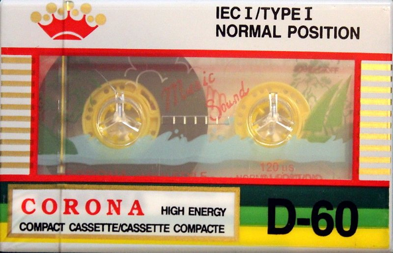 Compact Cassette Corona 60 Type I Normal Hong Kong