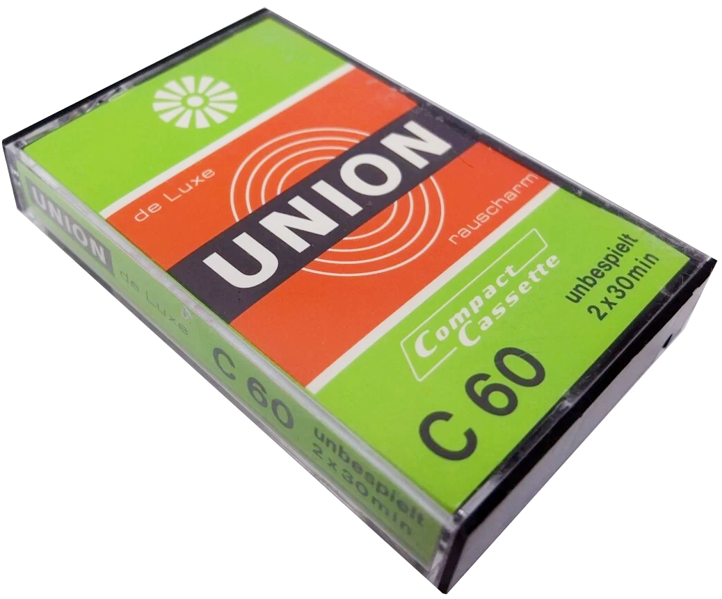 Compact Cassette Union de Luxe 60 Type I Normal Germany