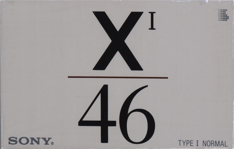 Compact Cassette Sony XI 46 Type I Normal 1992 Japan