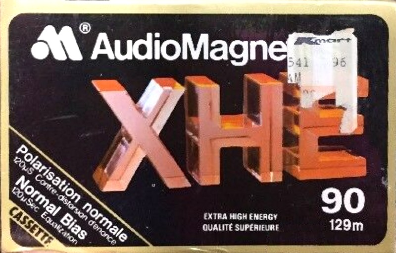 Compact Cassette:  Audio Magnetics - XHE 90