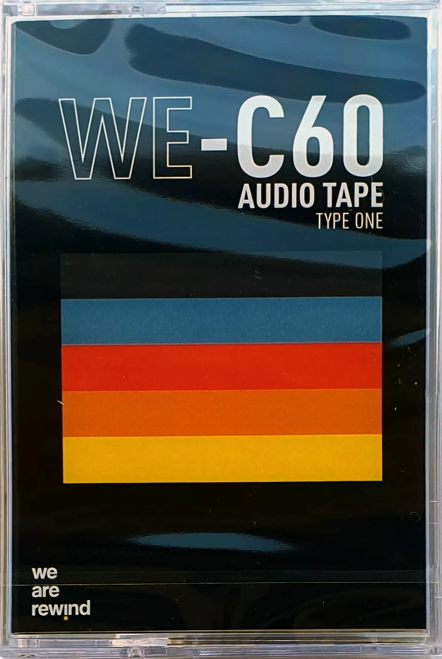Compact Cassette We Are Rewind 60 "WE" Type I Normal 2025 Worldwide