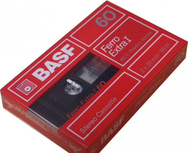 Compact Cassette BASF Ferro Extra I 60 Type I Normal 1988 North America