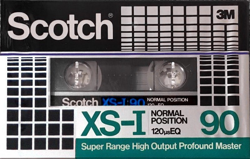 Compact Cassette Scotch XS I 90 Type I Normal 1982 Japan