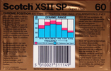 Compact Cassette Scotch XS II-SP 60 Type II Chrome 1990 Worldwide