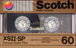 Compact Cassette Scotch XS II-SP 60 Type II Chrome 1990 Worldwide