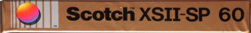 Compact Cassette Scotch XS II-SP 60 Type II Chrome 1990 Worldwide