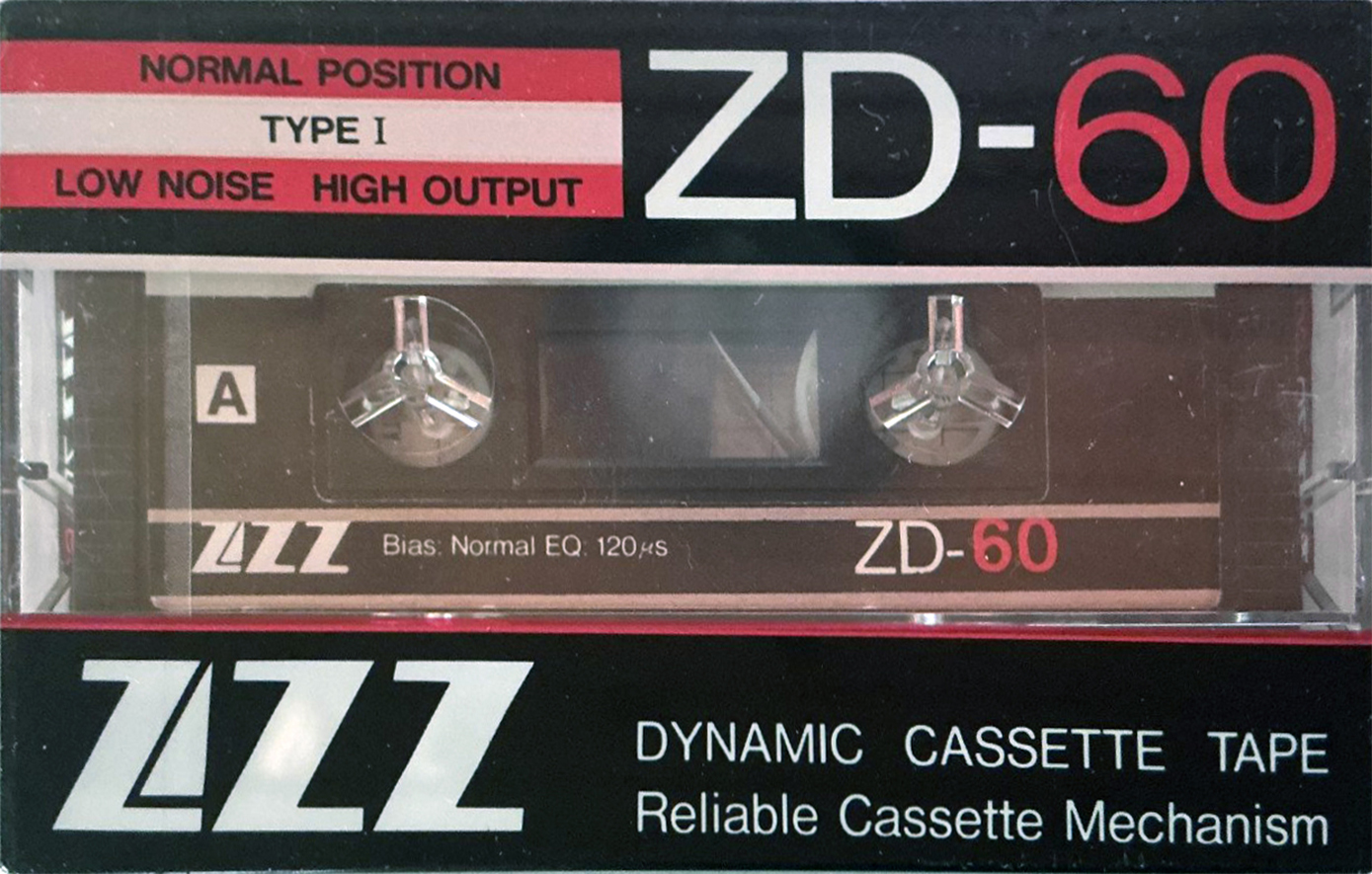 Compact Cassette ZZZ ZD 60 Type I Normal 1987 Worldwide