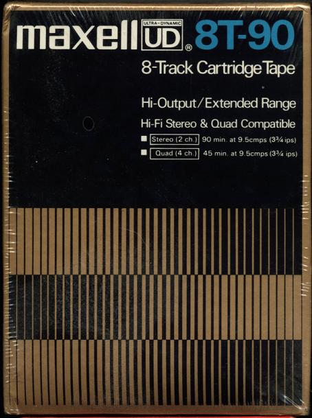 TRACK-8 Maxell UD 90 Type I Normal 1972 USA