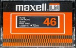 Compact Cassette Maxell LN 46 Type I Normal 1977 Canada