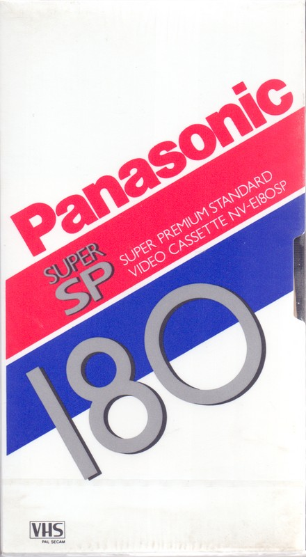 VHS, Video Home System: Matsushita Panasonic - Super SP 180