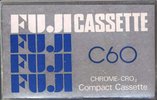 Compact Cassette Fuji 60 Type II Chrome 1976 Europe
