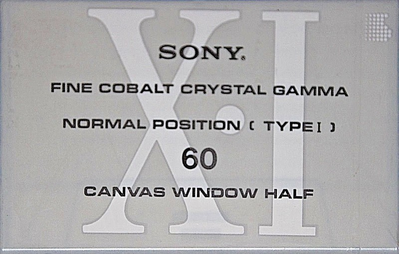 Compact Cassette: Sony  - XI 60