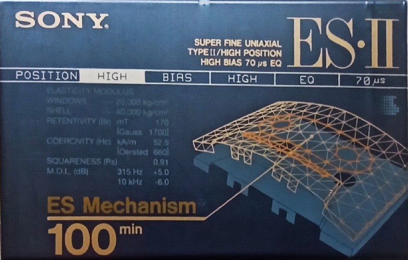 Compact Cassette: Sony  - ES-II 100