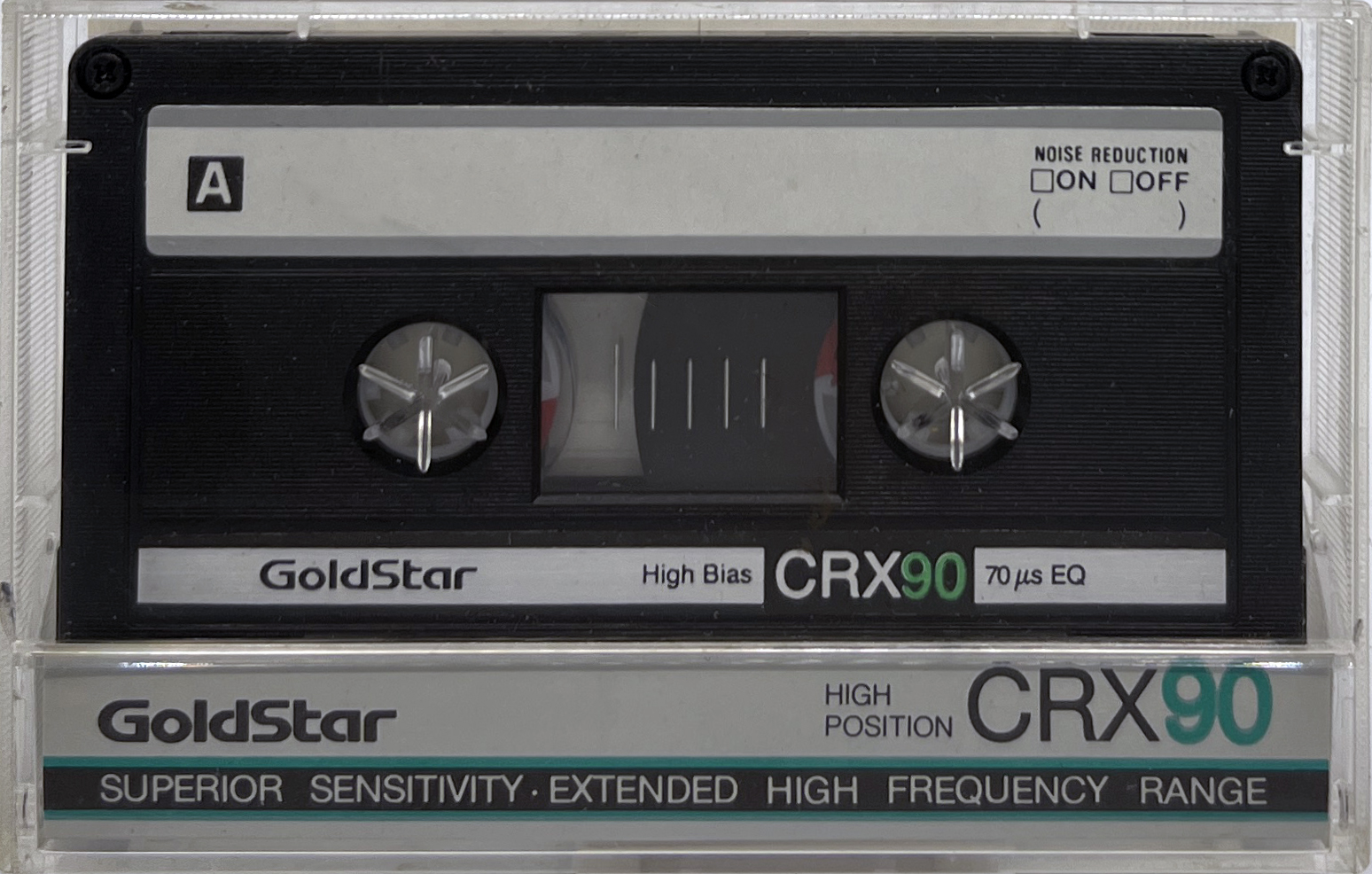 Compact Cassette Goldstar CRX 90 Type II Chrome 1986 Europe