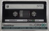 Compact Cassette Goldstar CRX 90 Type II Chrome 1986 Europe