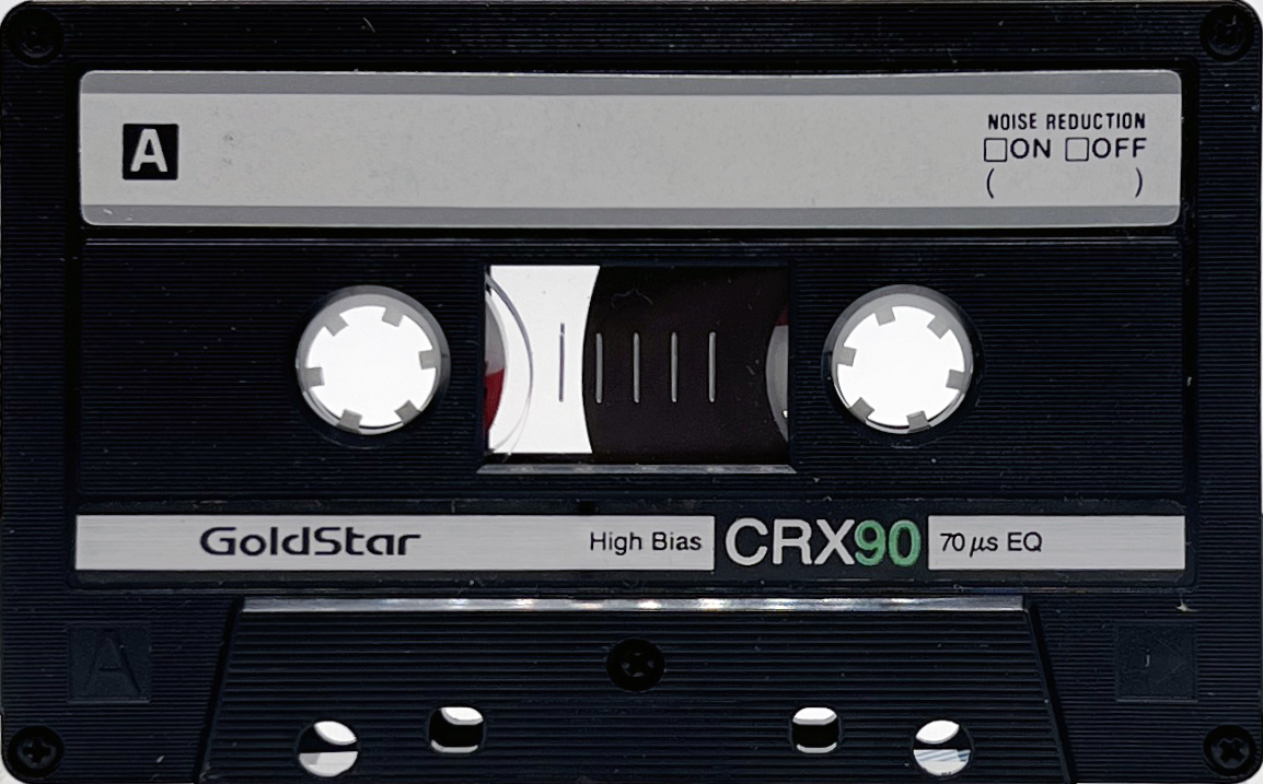 Compact Cassette Goldstar CRX 90 Type II Chrome 1986 Europe