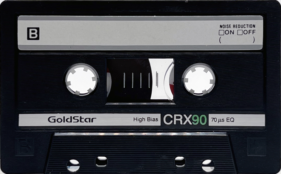 Compact Cassette Goldstar CRX 90 Type II Chrome 1986 Europe