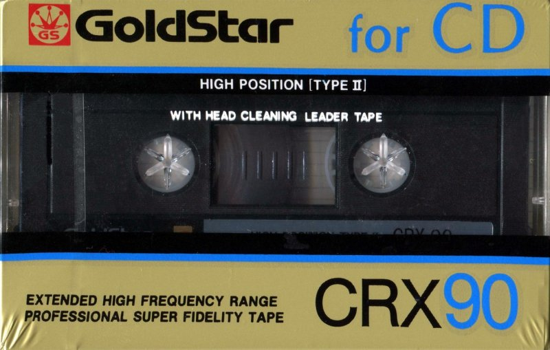 Compact Cassette: GoldStar / LG Goldstar - CRX 90