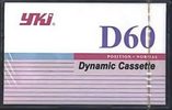 Compact Cassette YKI 60 Type I Normal Worldwide
