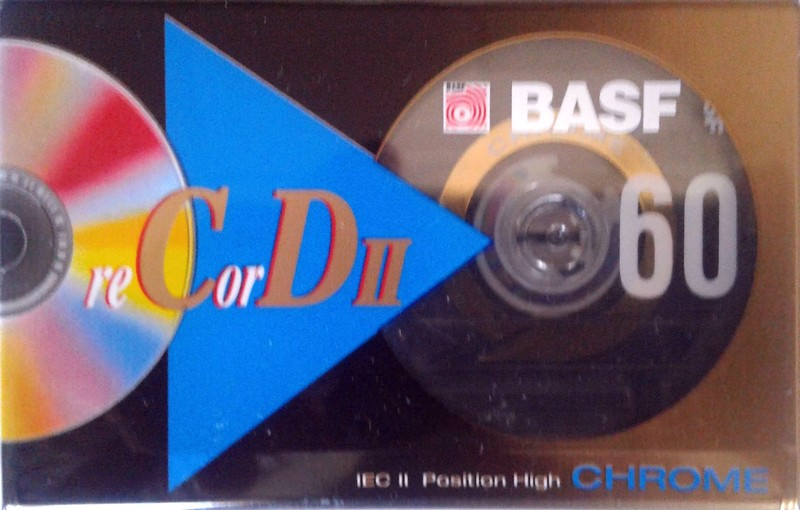 Compact Cassette BASF Record II 60 Type II Chrome 1995 Europe