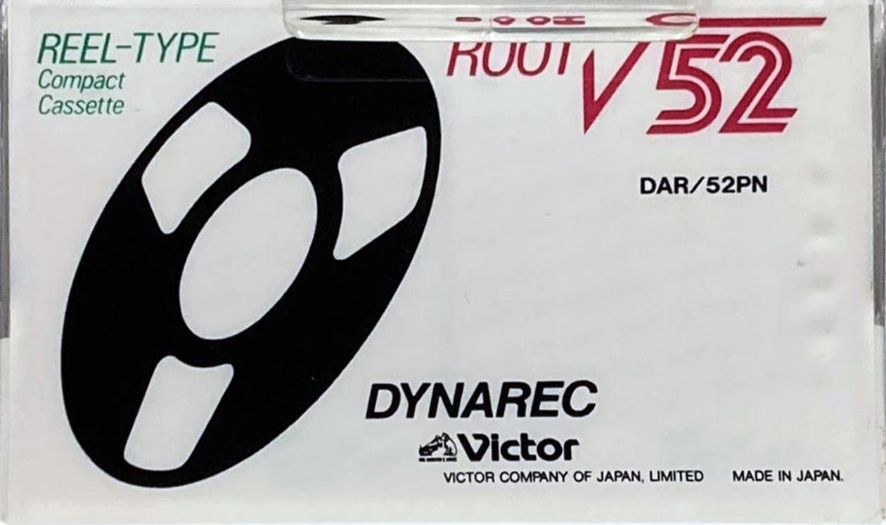 Compact Cassette Victor Dynarec Root 52 "DAR/52PN" Type I Normal 1986 Japan
