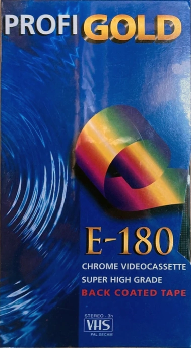 VHS, Video Home System Profigold 180 Type II Chrome Europe
