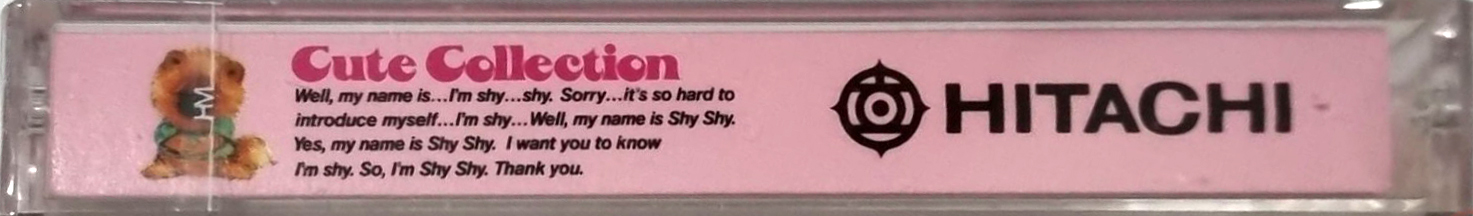 Compact Cassette Hitachi Cute Collection 46 "AC46SH" Type I Normal 1985 Japan