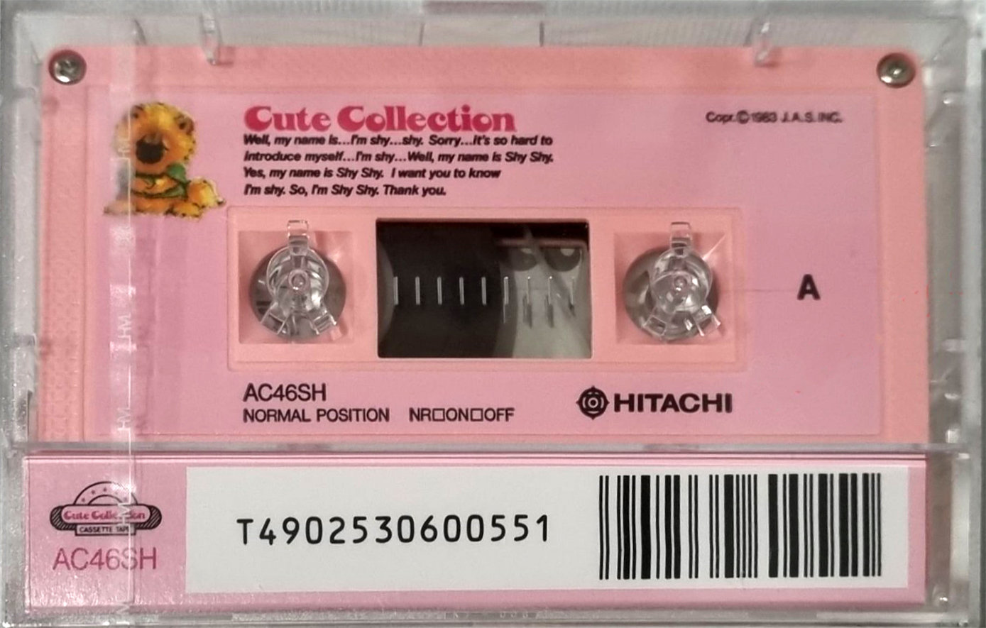 Compact Cassette Hitachi Cute Collection 46 "AC46SH" Type I Normal 1985 Japan