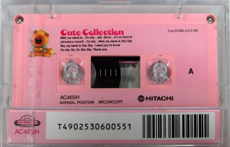 Compact Cassette Hitachi Cute Collection 46 "AC46SH" Type I Normal 1983 Japan