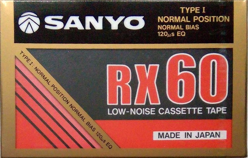 Compact Cassette Sanyo RX 60 Type I Normal 1986 Europe