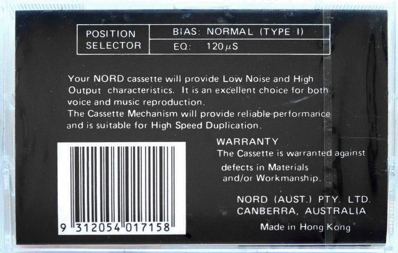 Compact Cassette:  Nord - BC 90