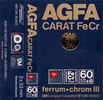 Compact Cassette AGFA CARAT 60+6 Type III Ferro Chrome 1979 Europe