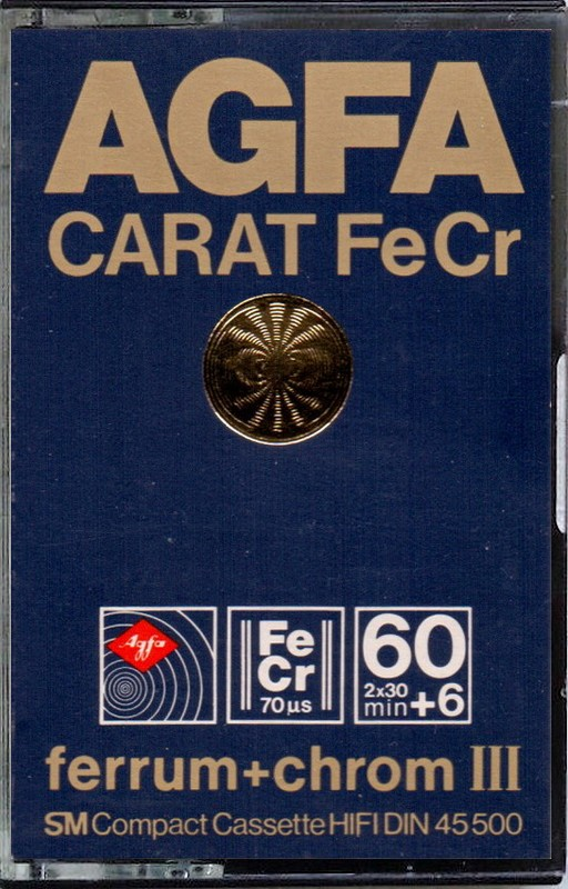 Compact Cassette: AGFA  - CARAT 60+6