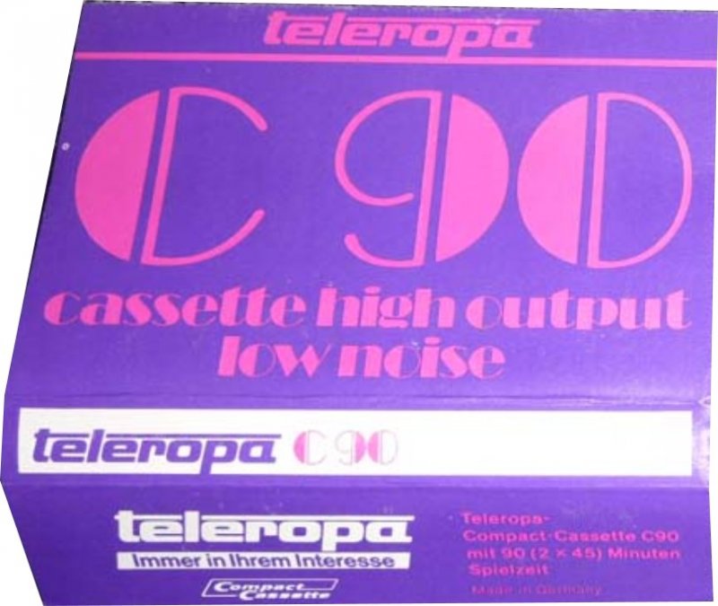 Compact Cassette Teleropa 90 Type I Normal 1978 Germany