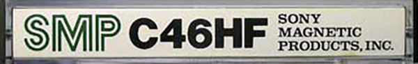 Compact Cassette SMP HF 46 Type I Normal 1976 Japan