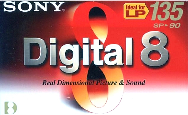 Video8, Hi8, Digital8 Sony 90 Type I Normal 2001 North America