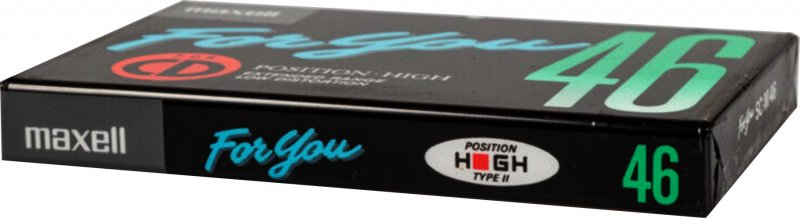 Compact Cassette Maxell For You 46 "SC-M" Type II Chrome 1992 Japan